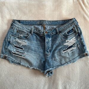 American Eagle tomgirl shortie shorts